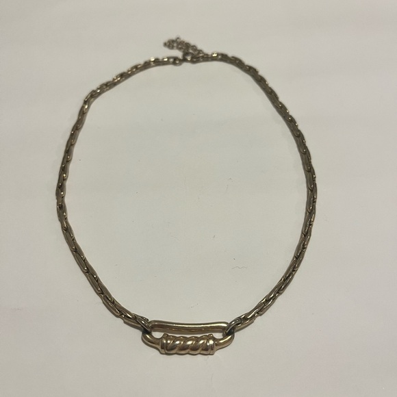 Vintage & Rare Christian Dior Gold Toned Rope Necklace - Picture 3 of 4